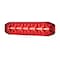 Hella 51 Length x 11 Height Mini Bar BoltOn Surface Mount LED Clear Lens Red Bulb H22897031 - alternate 1